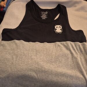 Cold Crush Black and White Graphic Tank